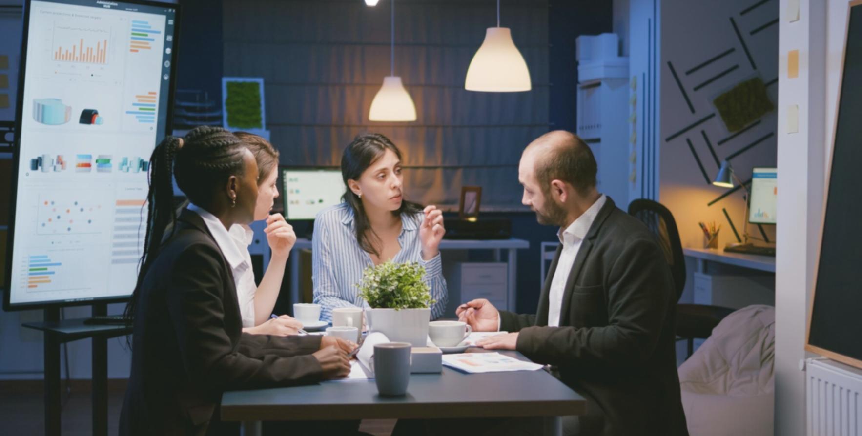 Workshop-Situation im Corporate Coaching